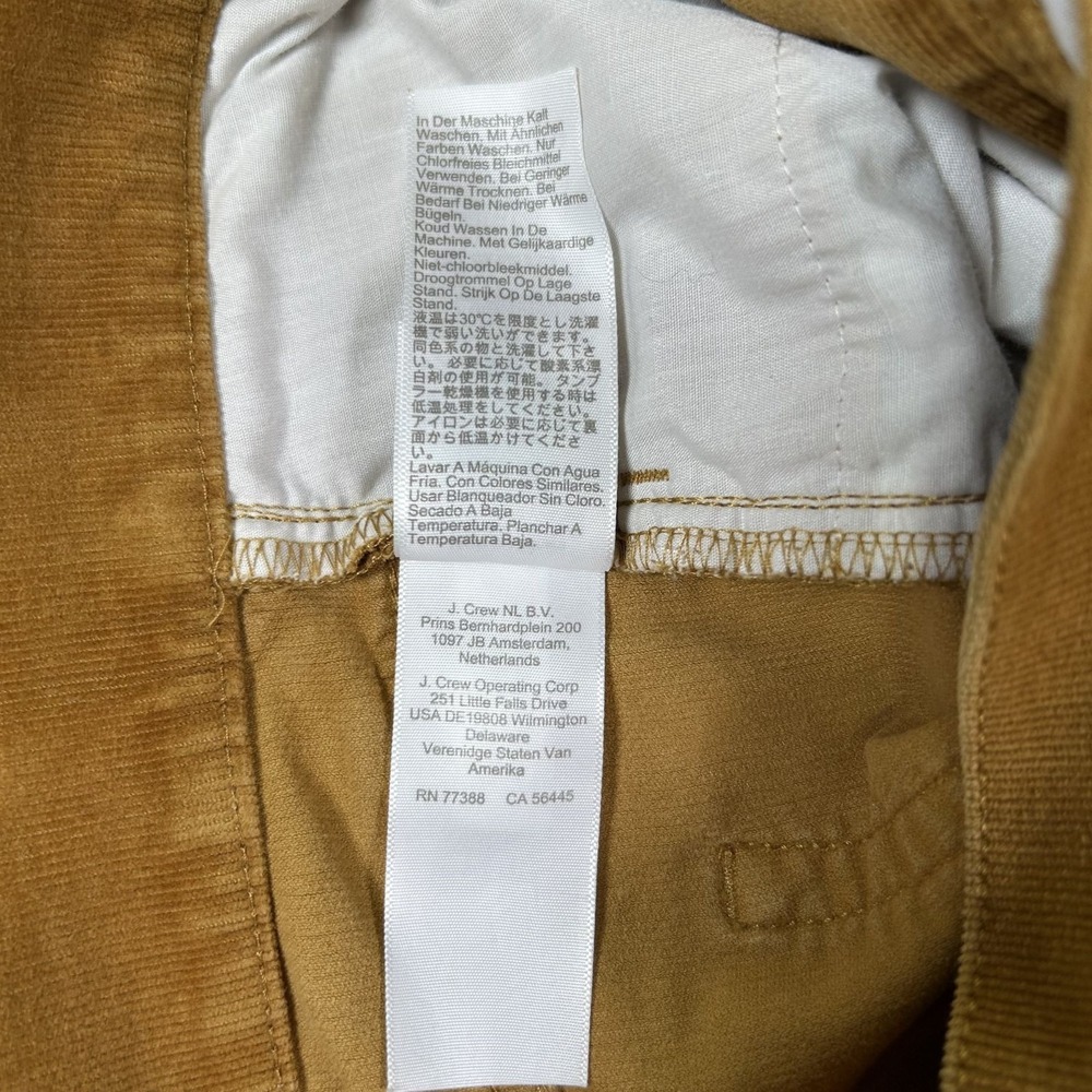 J.Crew Reimagined Light Brown Corduroy Slim Fit Pants‎ Womens 28 Casual Workwear - Picture 7 of 13